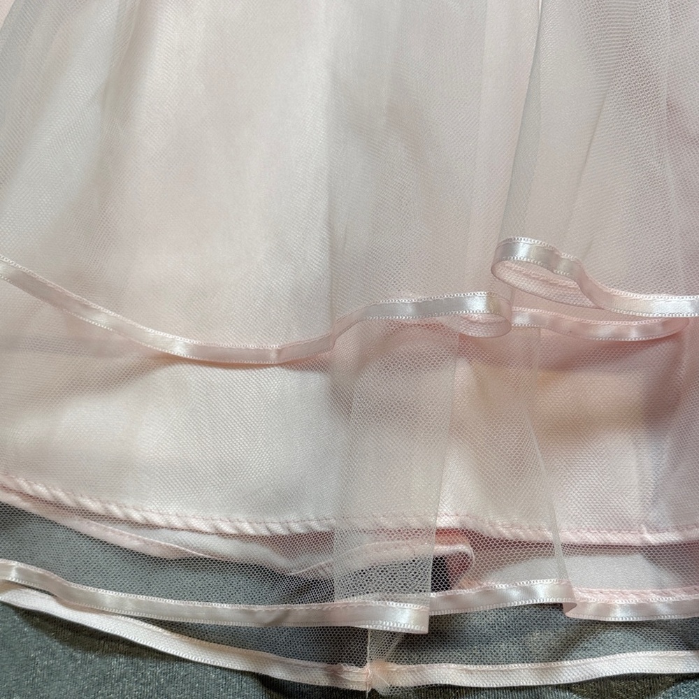 Rare Editions Ivory and Pink Formal Dress - Picture 5 of 10
